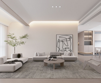 Wabi-sabi Style A Living Room-ID:264920951