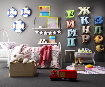 Nordic Style Children's Room-ID:268783091