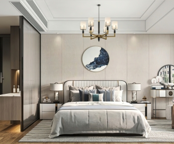 New Chinese Style Bedroom-ID:472711099