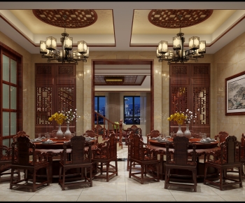 Chinese Style Dining Room-ID:828165051