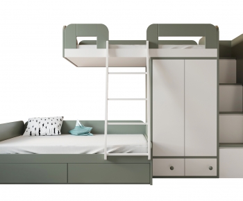 Modern Bunk Bed-ID:367675073