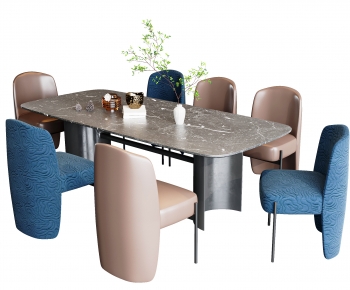 Modern Dining Table And Chairs-ID:593027115