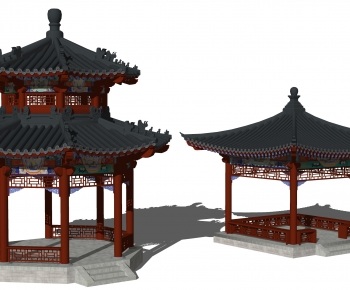Chinese Style Ancient Architectural Buildings-ID:928121093