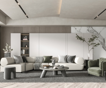 Modern A Living Room-ID:317847971
