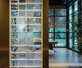 Modern Glass Screen Partition-ID:924765111