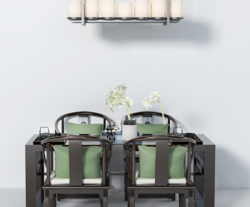 New Chinese Style Dining Table And Chairs-ID:773993021