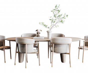 Modern Dining Table And Chairs-ID:698703053