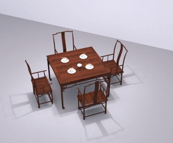 New Classical Style Dining Table And Chairs-ID:371208918