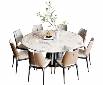 Modern Dining Table And Chairs-ID:369236953