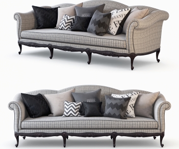 Modern American Style Three-seat Sofa-ID:548583988