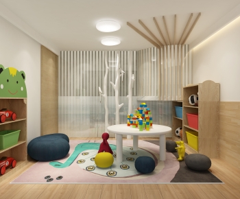 Modern Children's Room Activity Room-ID:600632917