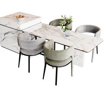 Modern Dining Table And Chairs-ID:113046881