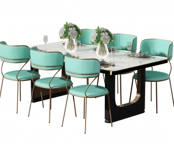 Modern Dining Table And Chairs-ID:896832946