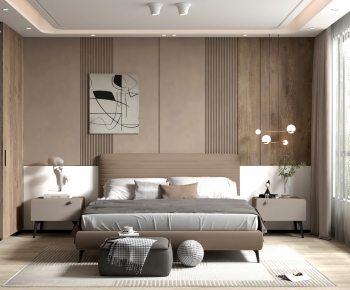 Wabi-sabi Style Bedroom-ID:109579092