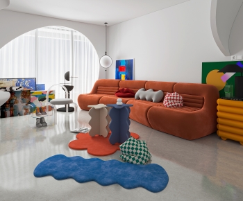 Modern A Living Room-ID:109091042