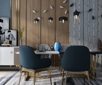 Nordic Style Dining Room-ID:682082898