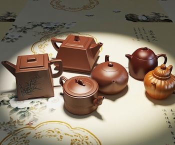 Chinese Style Tea Set-ID:956526995