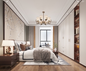 New Chinese Style Bedroom-ID:801578044