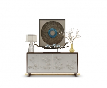 New Chinese Style Side Cabinet/Entrance Cabinet-ID:238864905