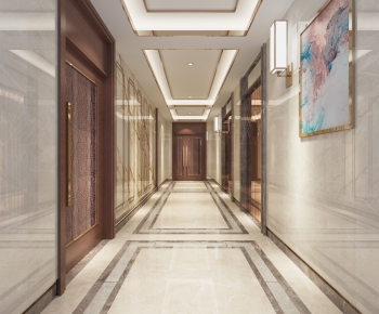 Modern Corridor/elevator Hall-ID:964103941