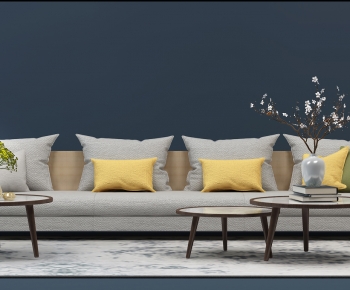 New Chinese Style Sofa Combination-ID:452471028
