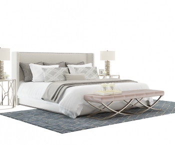 Modern Double Bed-ID:234113939