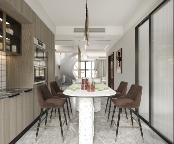 Modern Dining Room-ID:919315101