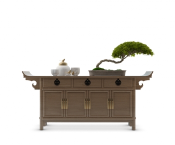 Chinese Style Side Cabinet/Entrance Cabinet-ID:626614098