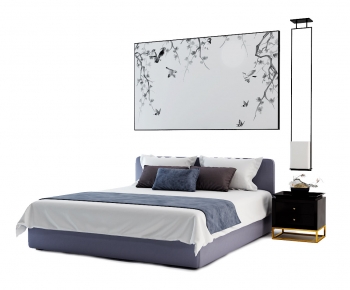 Modern Double Bed-ID:682019959