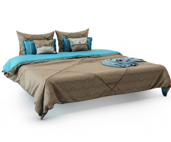 Modern Double Bed-ID:131776094