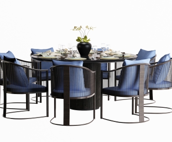 New Chinese Style Dining Table And Chairs-ID:870996954