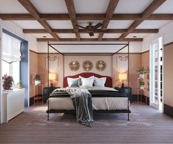 Southeast Asian Style Mix And Match Styles Bedroom-ID:816282031