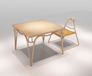 Japanese Style Leisure Table And Chair-ID:701795104