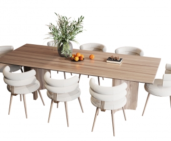 Modern Dining Table And Chairs-ID:770890715