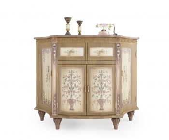 American Style Simple European Style Side Cabinet/Entrance Cabinet-ID:284782898