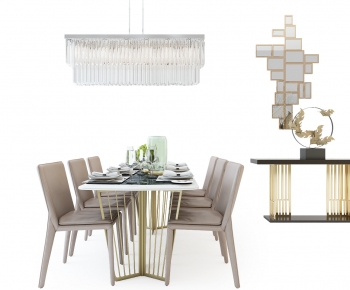Modern Dining Table And Chairs-ID:282366048
