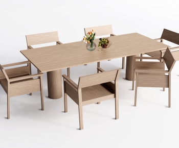 Modern Dining Table And Chairs-ID:349620105