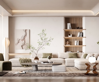 Modern A Living Room-ID:447715049
