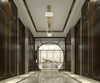 New Chinese Style Hallway-ID:857996948