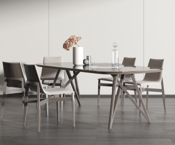 Modern Dining Table And Chairs-ID:640101913