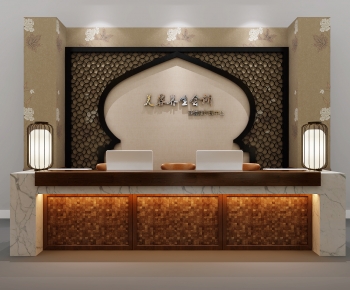 Southeast Asian Style The Reception Desk-ID:454629903