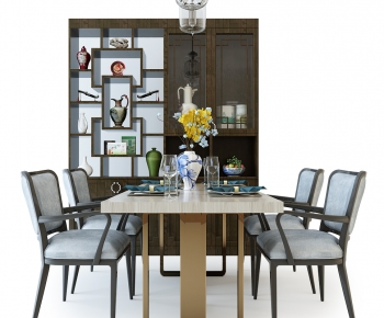 Modern Dining Table And Chairs-ID:561271917
