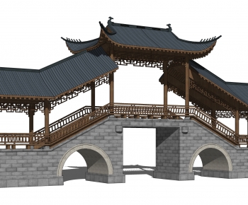 Chinese Style Ancient Architectural Buildings-ID:370671994