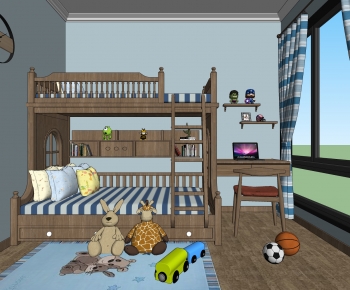 Nordic Style Boy's Room And Son's Room-ID:159609089