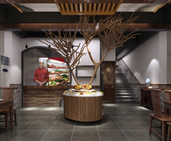 New Chinese Style Catering Space-ID:963969957