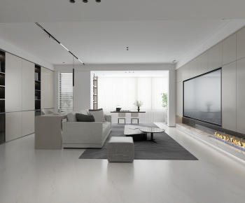 Modern A Living Room-ID:383976949