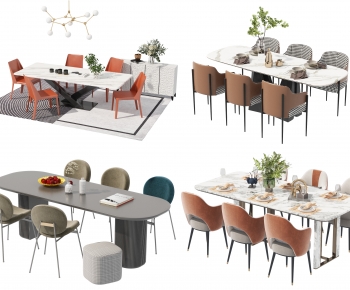 Modern Dining Table And Chairs-ID:832549109