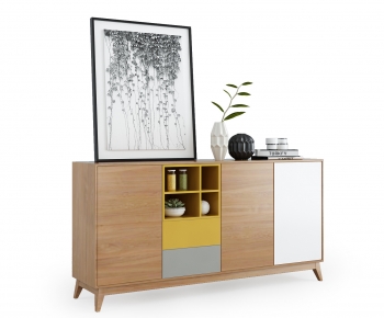 Nordic Style Side Cabinet/Entrance Cabinet-ID:705998908