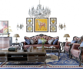 European Style Sofa Combination-ID:473532927
