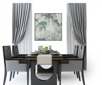 Modern Dining Table And Chairs-ID:964780092